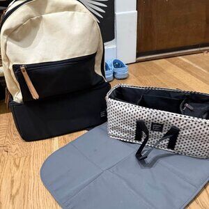 Petunia Pickle Bottom Backpack Diaper Bag with Accessory Bundle